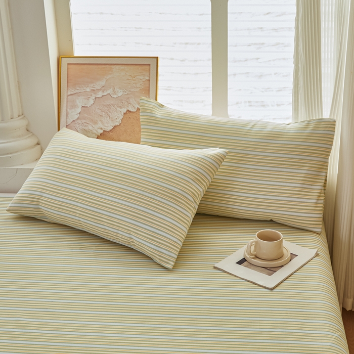 91家纺网 家纺一手货源 找家纺 爱彼家纺 2026新款原棉老粗布透气印花床单单件热门摩洛小狗热门新升级-细沙老粗布 新北望