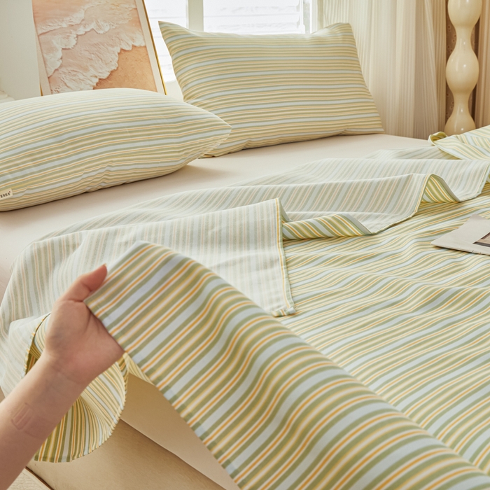 91家纺网 家纺一手货源 找家纺 爱彼家纺 2026新款原棉老粗布透气印花床单单件热门摩洛小狗热门新升级-细沙老粗布 新北望