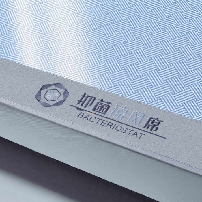 91家纺网 家纺一手货源 找家纺 可恩欣 2026新款冰感凉风席 床笠-凉风蓝