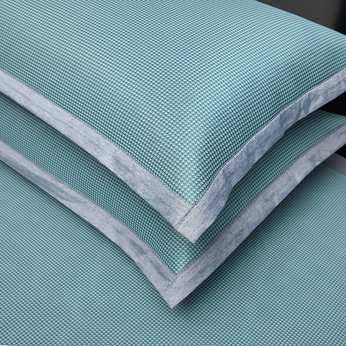91家纺网 家纺一手货源 找家纺 可恩欣 2026新款冰感凉风席 床席-冰感水绿