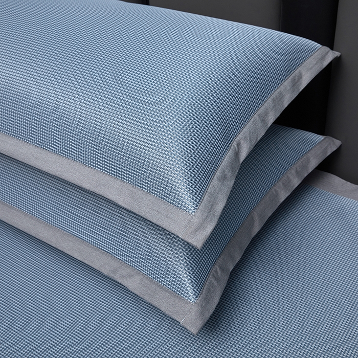 91家纺网 家纺一手货源 找家纺 可恩欣 2026新款冰感凉风席 床席-冰感夏蓝