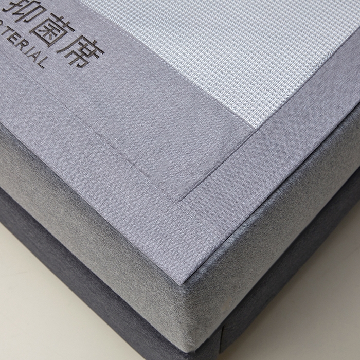 91家纺网 家纺一手货源 找家纺 可恩欣 2026新款冰感凉风席 床席-冰感银灰