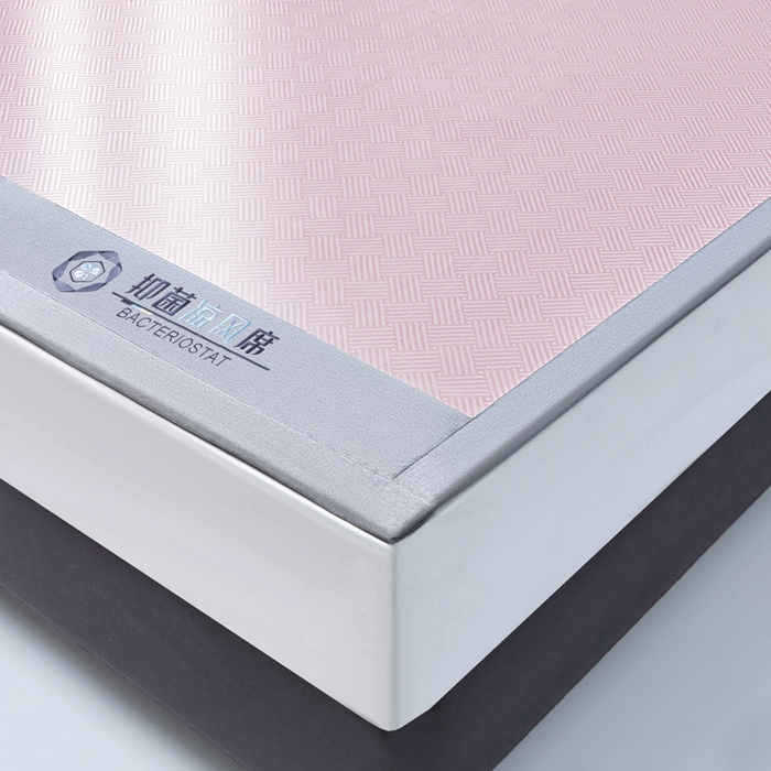 91家纺网 家纺一手货源 找家纺 可恩欣 2026新款冰感凉风席 床席-凉风粉