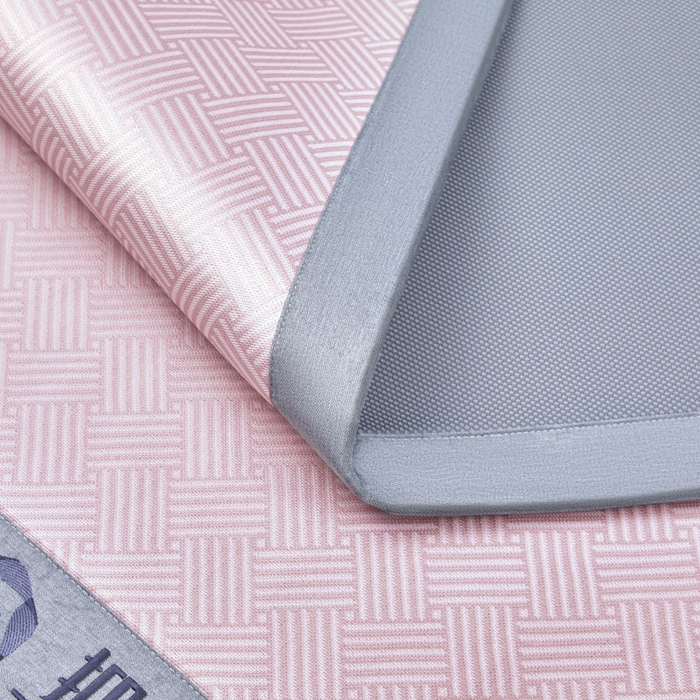 91家纺网 家纺一手货源 找家纺 可恩欣 2026新款冰感凉风席 床席-凉风粉