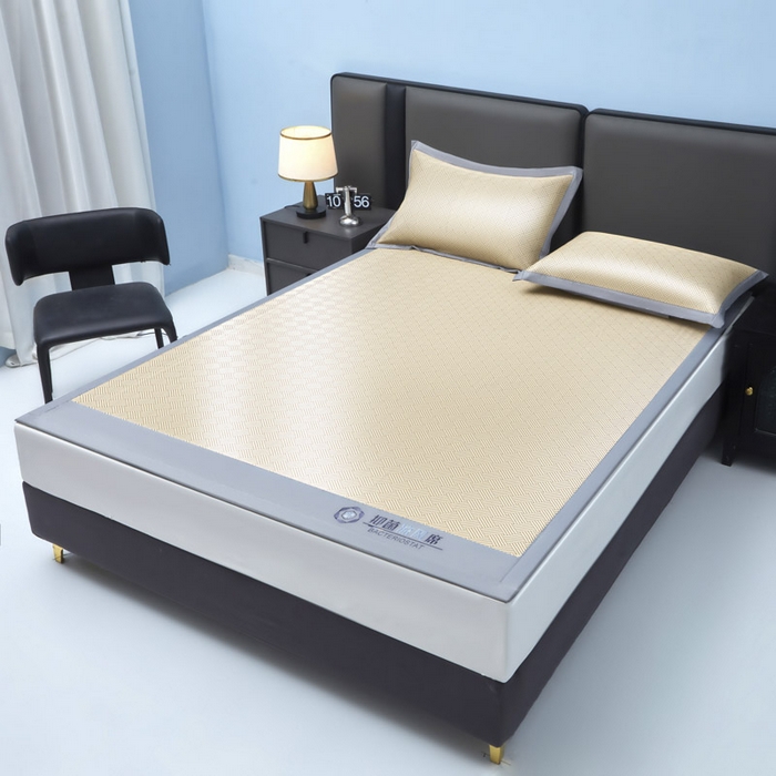 91家纺网 家纺一手货源 找家纺 可恩欣 2026新款冰感凉风席 床席-凉风金