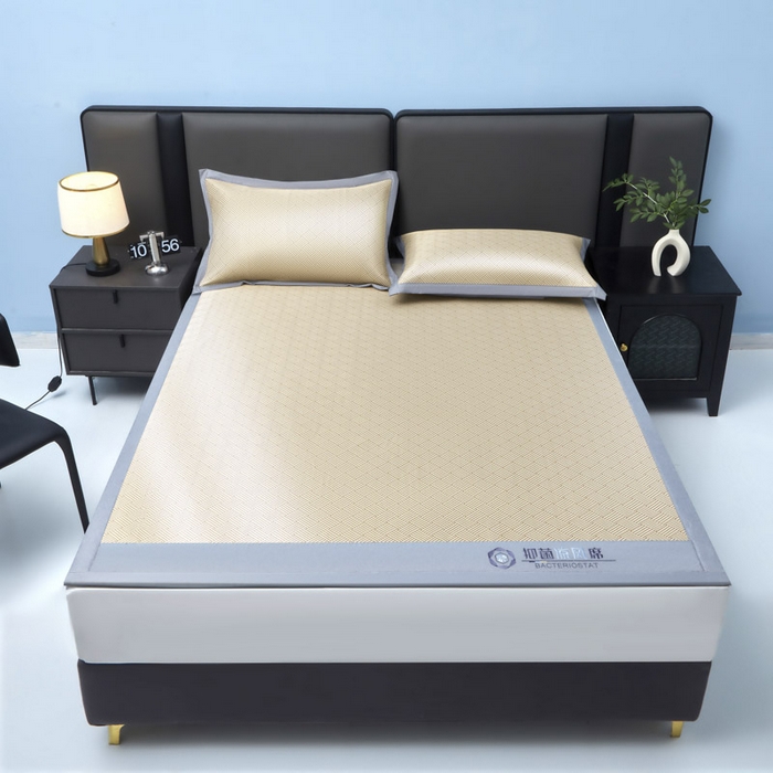 91家纺网 家纺一手货源 找家纺 可恩欣 2026新款冰感凉风席 床席-凉风金