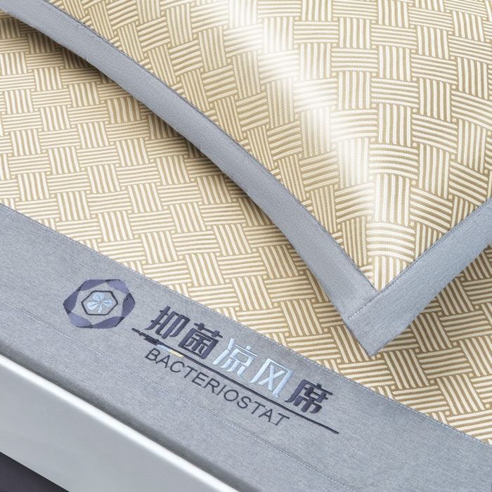 91家纺网 家纺一手货源 找家纺 可恩欣 2026新款冰感凉风席 床席-凉风金