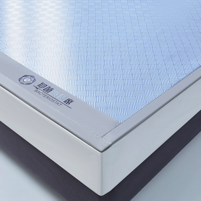 91家纺网 家纺一手货源 找家纺 可恩欣 2026新款冰感凉风席 床席-凉风蓝