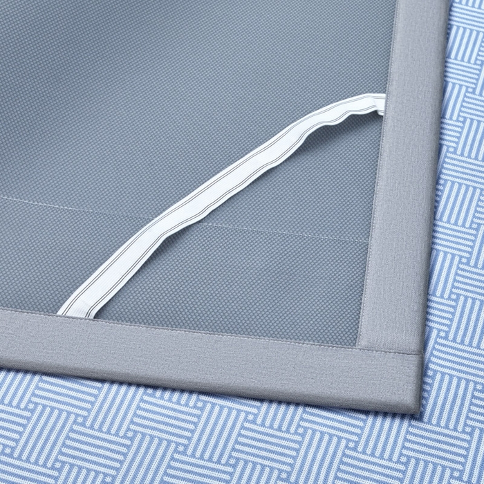 91家纺网 家纺一手货源 找家纺 可恩欣 2026新款冰感凉风席 床席-凉风蓝