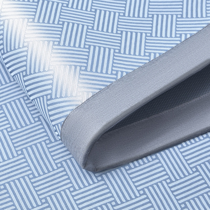 91家纺网 家纺一手货源 找家纺 可恩欣 2026新款冰感凉风席 床席-凉风蓝