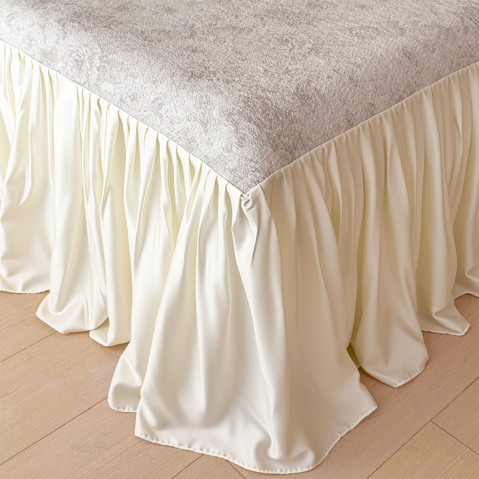 91家纺网 家纺一手货源 找家纺 （总）莱家富 2026新款A类母婴级法式浪漫冰豆豆凉席夏天冰丝席凉感值0.21可机洗家用软席床