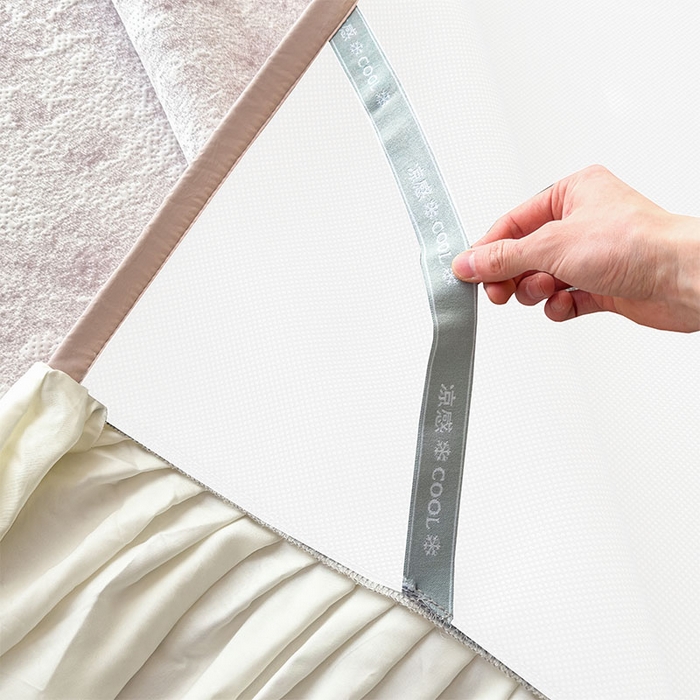 91家纺网 家纺一手货源 找家纺 莱家富 2026新款A类母婴级法式浪漫冰豆豆凉席夏天冰丝席凉感值0.21可机洗家用软席床 花园香薰紫