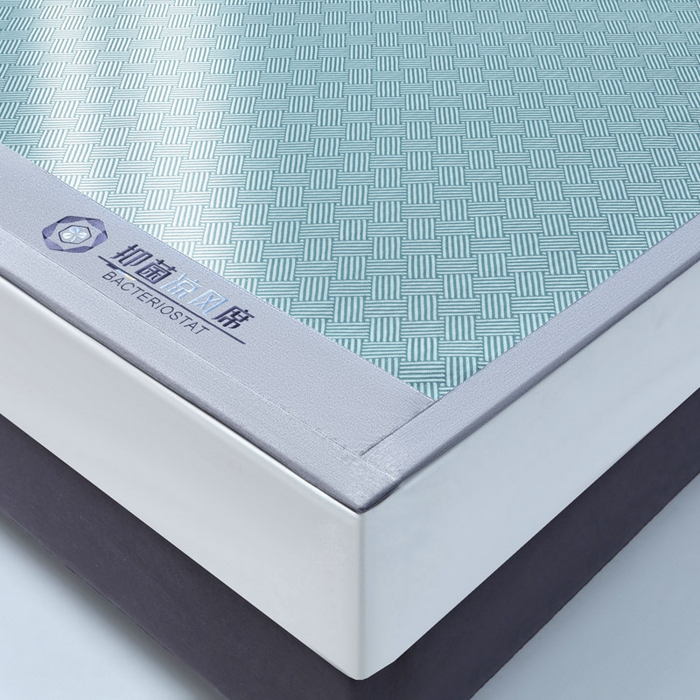 91家纺网 家纺一手货源 找家纺 可恩欣 2026新款冰感凉风席 床席-凉风绿