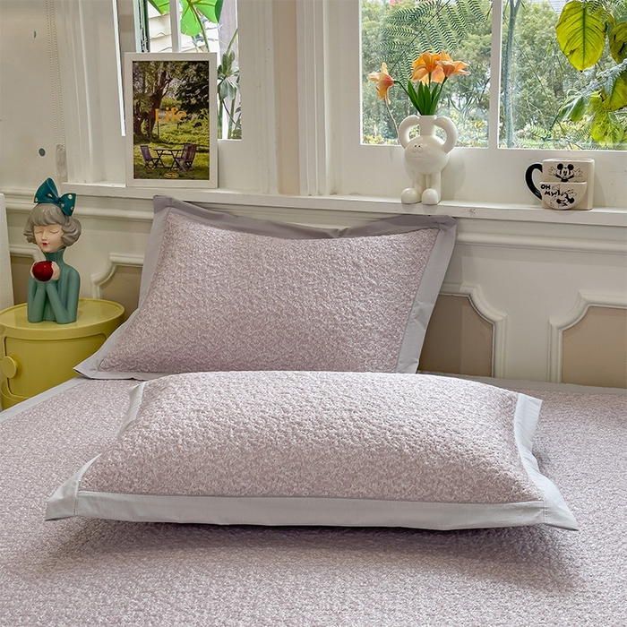 91家纺网 家纺一手货源 找家纺 莱家富 2026新款卡通夏天冰豆豆凉席三件套儿童单人冰丝席凉感值过0.21可机水洗宿舍空 床席款甜梦小熊