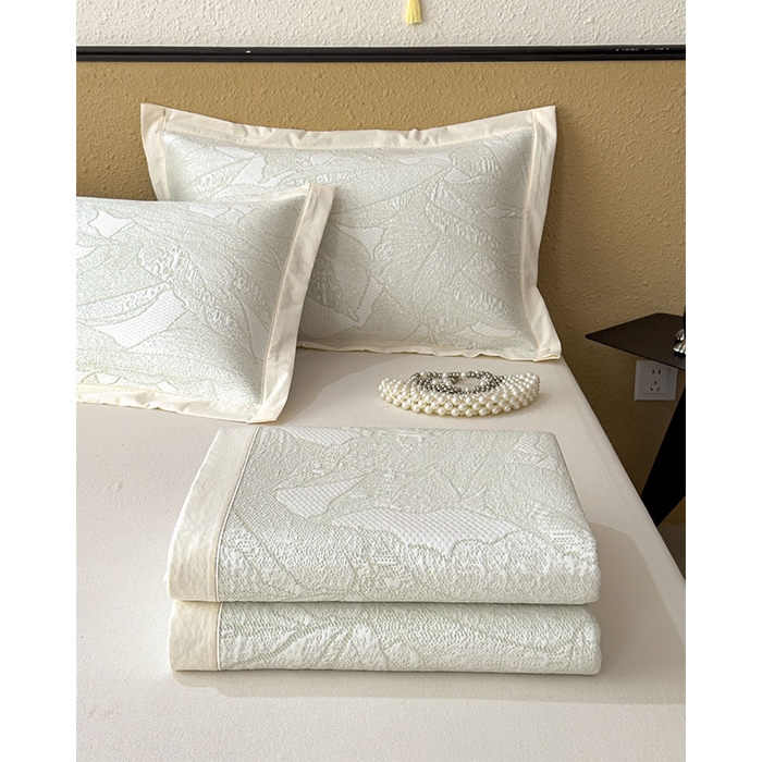 91家纺网 家纺一手货源 找家纺 莱家富 2026新款凉感过0.21夏天家用床单软席子可机洗空调席夏季高端华夫格凉席三件套 床席款家大叶大-松果绿