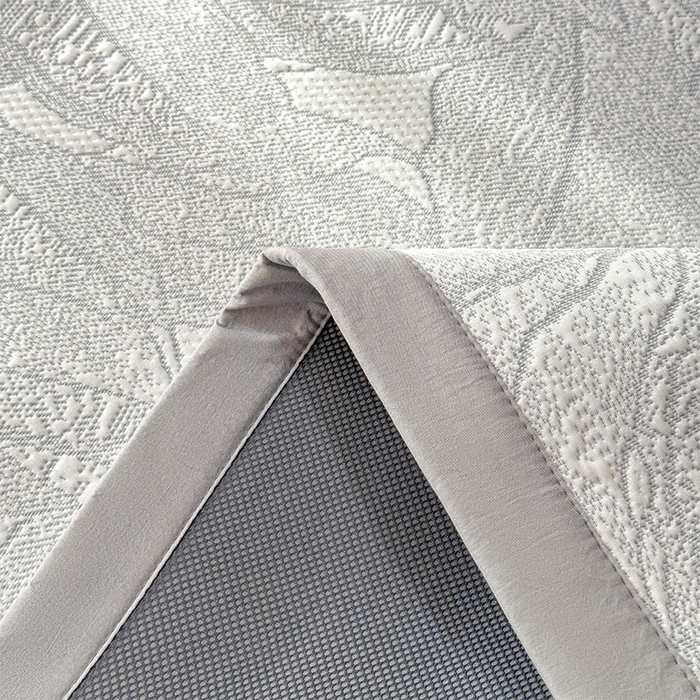 91家纺网 家纺一手货源 找家纺 莱家富 2026新款凉感过0.21夏天家用床单软席子可机洗空调席夏季高端华夫格凉席三件套 床席款家大叶大-天空蓝