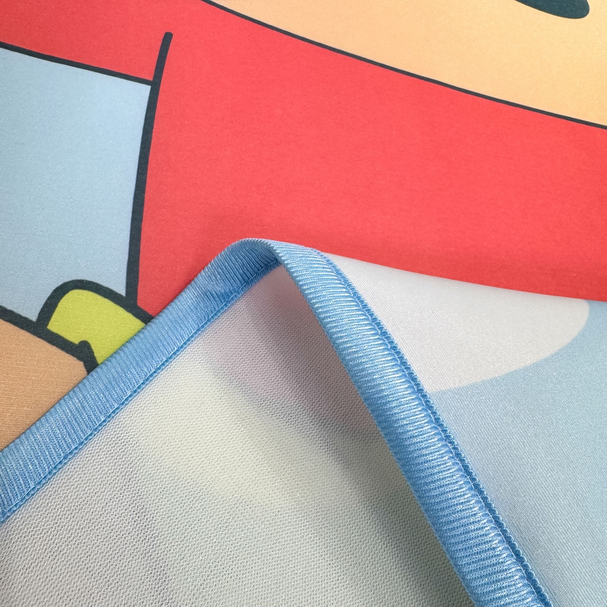 91家纺网 家纺一手货源 找家纺 （总）博雅 2026新款蜡笔小新正版授权小冰皮大版印花凉席-平铺款