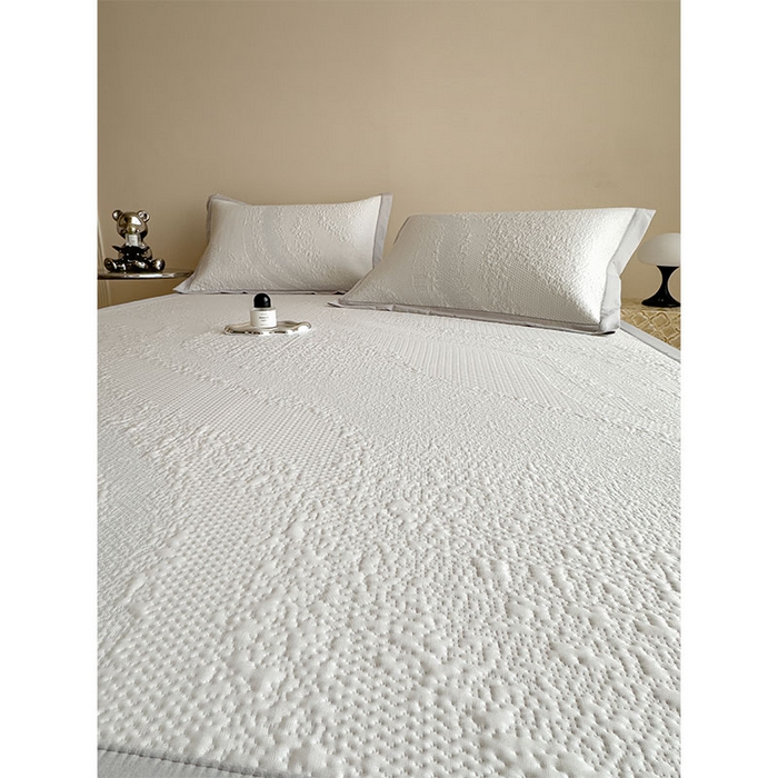 91家纺网 家纺一手货源 找家纺 （总）莱家富 2026新款冰丝凉席子夏天家用凉感值过0.21冰豆豆A类母婴级床单床笠可机洗-云