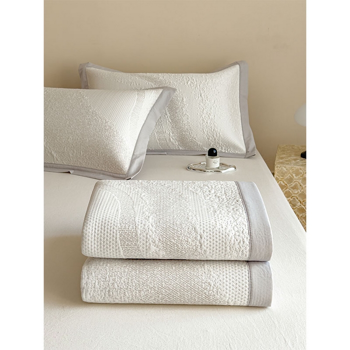 91家纺网 家纺一手货源 找家纺 莱家富 2026新款冰丝凉席子夏天家用凉感值过0.21冰豆豆A类母婴级床单床笠可机洗-云 床席款蜜糖咖