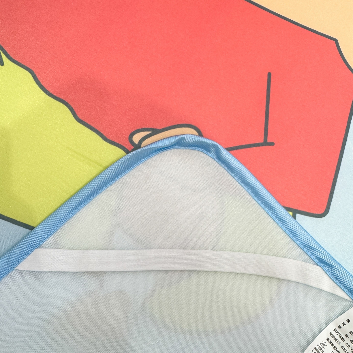 91家纺网 家纺一手货源 找家纺 博雅 2026新款蜡笔小新正版授权小冰皮大版印花凉席-平铺款 大版-蓝色小新