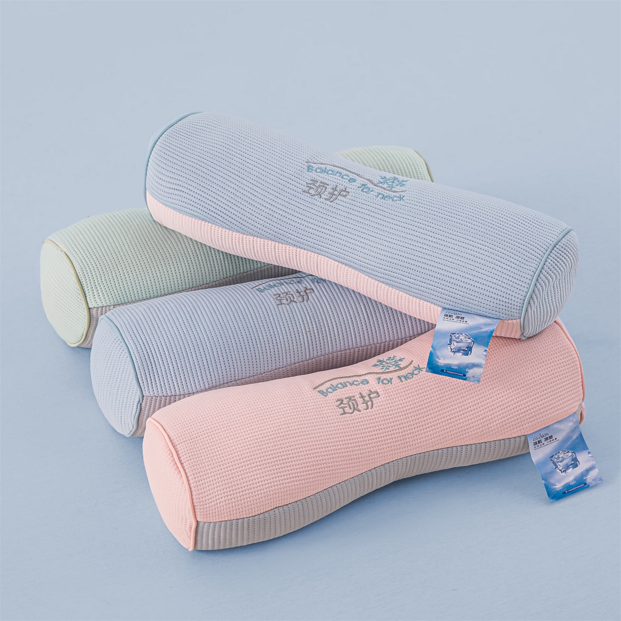 （总）麦肯锡 2026新款柔纹花眠小蛮腰荞麦护颈枕枕头枕芯