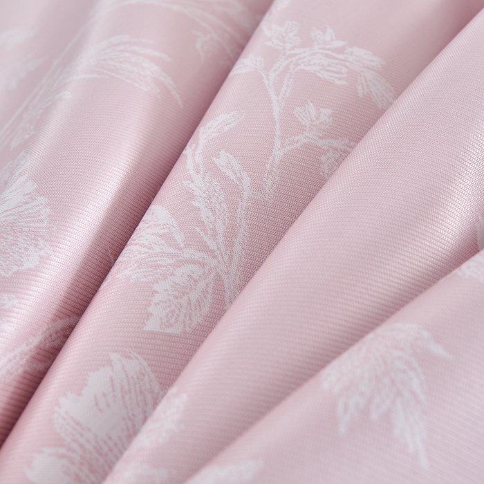 91家纺网 家纺一手货源 找家纺 小牛席业 2026新款牡丹清凉大提花冰丝席凉席席子 粉色