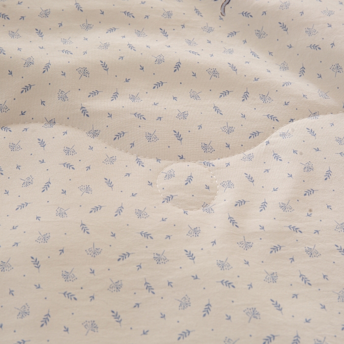 91家纺网 家纺一手货源 找家纺 爱微坊 2026新款A类水洗棉小碎花贝壳边夏被 蝴蝶结