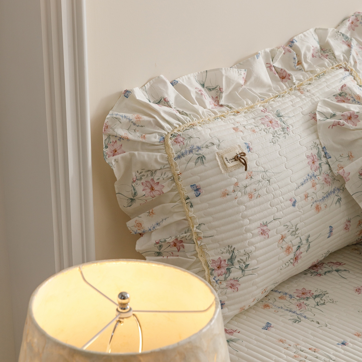 91家纺网 家纺一手货源 找家纺 菊上家纺 2026新款40支全棉纯棉斜纹床盖款四件套 兰蔻