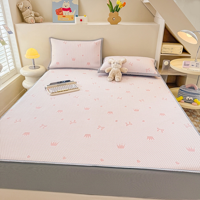 91家纺网 家纺一手货源 找家纺 （总）金盛纺 2025新款冰豆豆凉席-床笠款