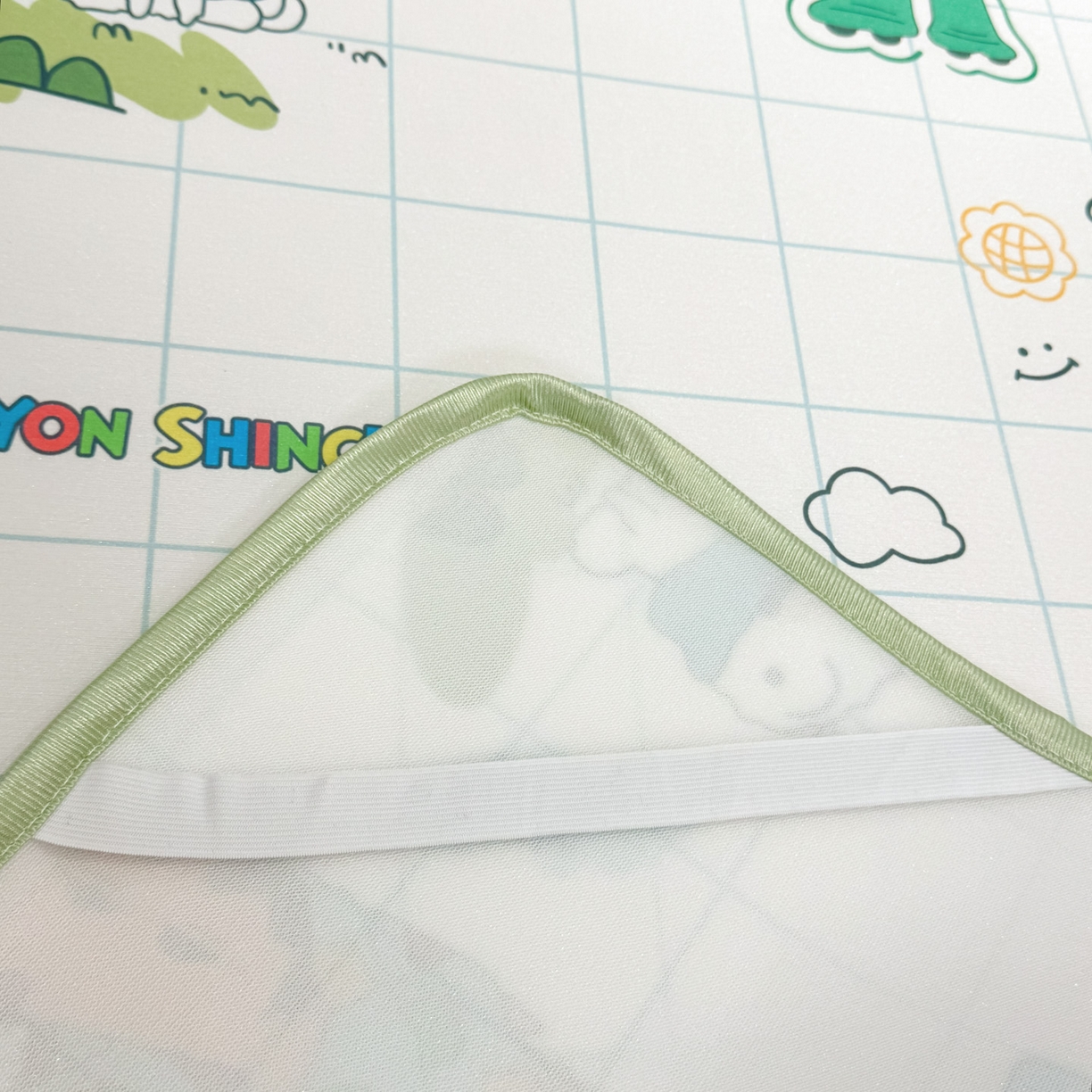 91家纺网 家纺一手货源 找家纺 博雅 2026新款蜡笔小新正版授权小冰皮小版印花凉席-平铺款 小版-小新格子屋