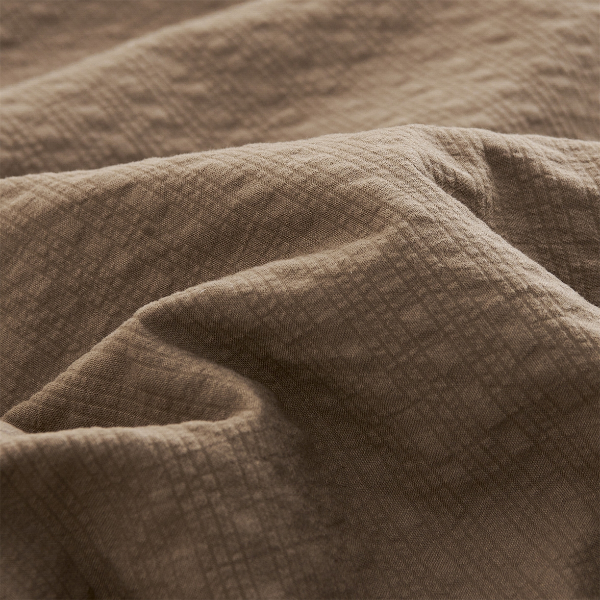 91家纺网 家纺一手货源 找家纺 铺尚美家纺 2026新款泡芙棉夏被四件套泡芙纱单夏被空调被夏凉被-纯色 清爽系列-卡其