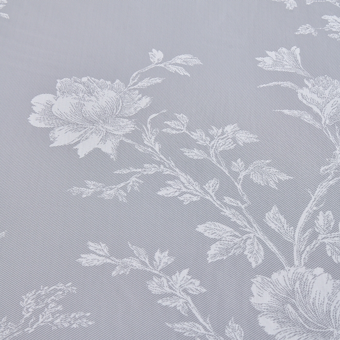 91家纺网 家纺一手货源 找家纺 小牛席业 2026新款牡丹清凉大提花床笠款冰丝席凉席席子藤席竹席豆豆席乳胶席 灰色