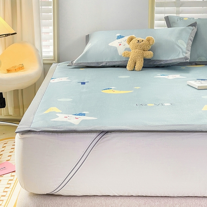 91家纺网 家纺一手货源 找家纺 （总）金盛纺 2025新款A类数码印花冰丝席-床席款