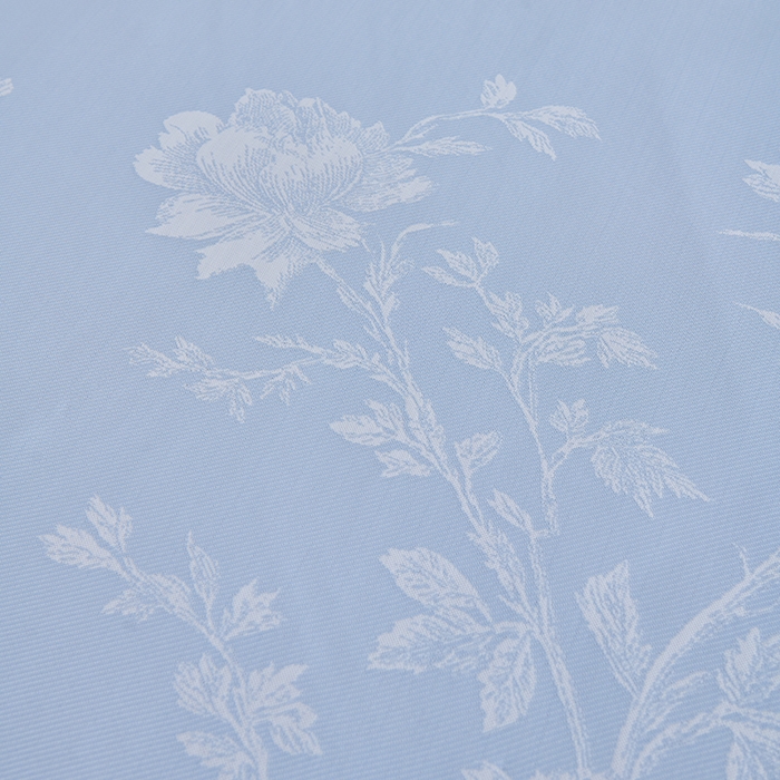 91家纺网 家纺一手货源 找家纺 小牛席业 2026新款牡丹清凉大提花床笠款冰丝席凉席席子藤席竹席豆豆席乳胶席 蓝色