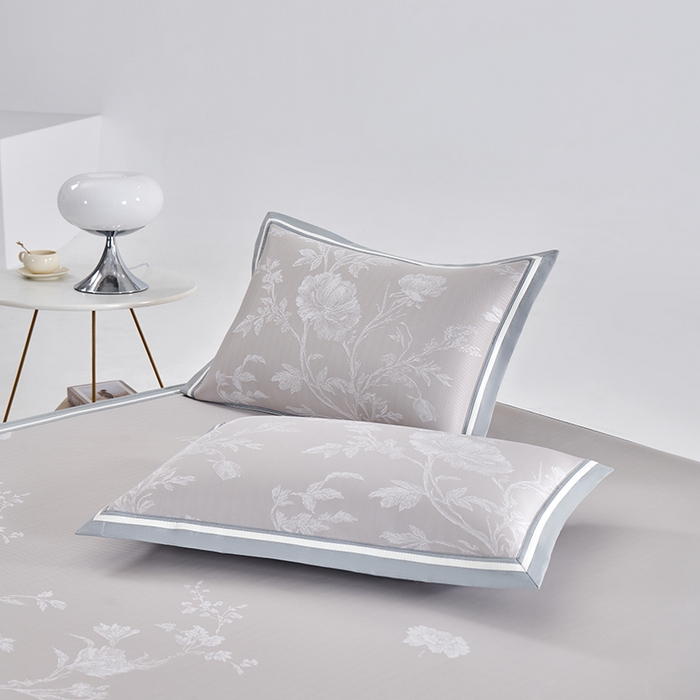 91家纺网 家纺一手货源 找家纺 小牛席业 2026新款牡丹清凉大提花床笠款冰丝席凉席席子藤席竹席豆豆席乳胶席 香槟