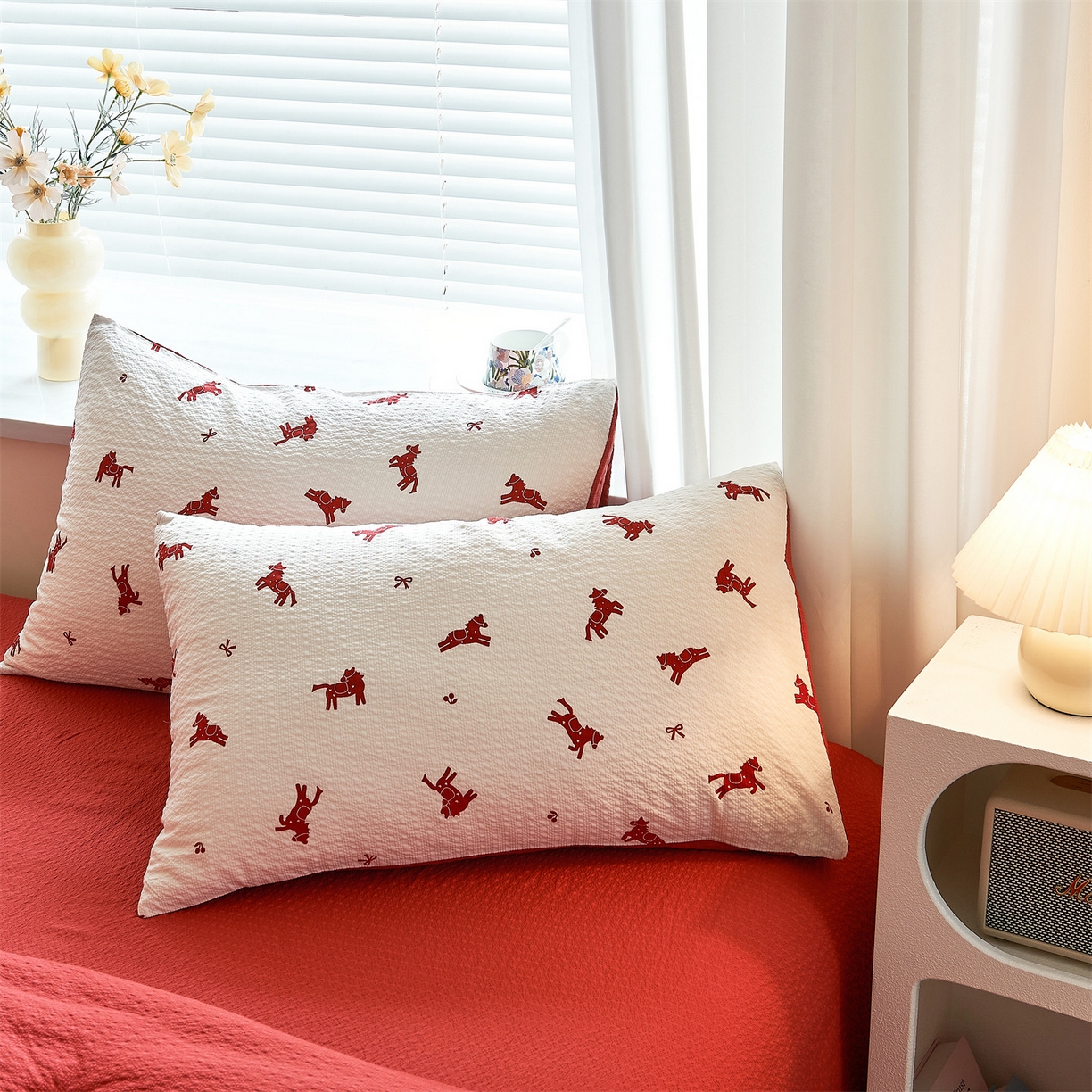 91家纺网 家纺一手货源 找家纺 铺尚美家纺 2026新款泡芙棉夏被四件套泡芙纱单夏被空调被夏凉被-印花 马上有钱