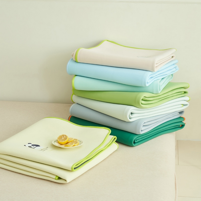 91家纺网 家纺一手货源 找家纺 晨曦家纺 2026新款可爱熊猫冻冻凉感席3D空气感凉席席子 组合图仅供展示不可下单