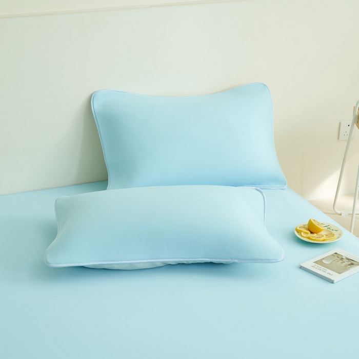 91家纺网 家纺一手货源 找家纺 晨曦家纺 2026新款可爱熊猫冻冻凉感席3D空气感凉席席子 熊猫冻感席-经典天空蓝