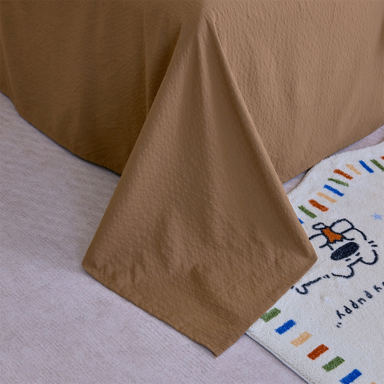 91家纺网 家纺一手货源 找家纺 铺尚美家纺 2026新款泡芙棉夏被四件套泡芙纱单夏被空调被夏凉被-印花 星星糖豆