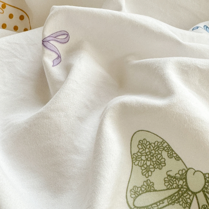 91家纺网 家纺一手货源 找家纺 诗黛尔 2026新款学生季仙女小花卉植物卡通云朵棉四件套三件套（二） 洛可可