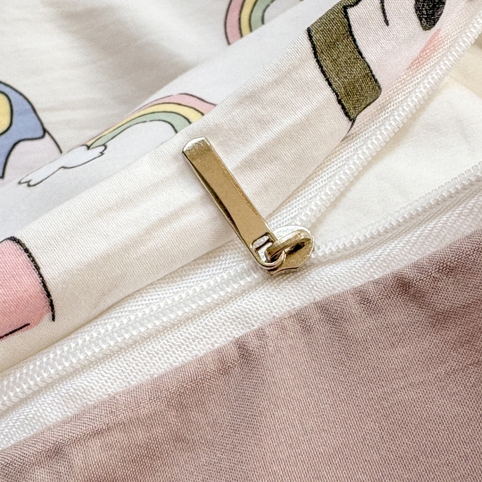 91家纺网 家纺一手货源 找家纺 诗黛尔 2026新款学生季仙女小花卉植物卡通云朵棉四件套三件套（二） 萌系妙妙屋