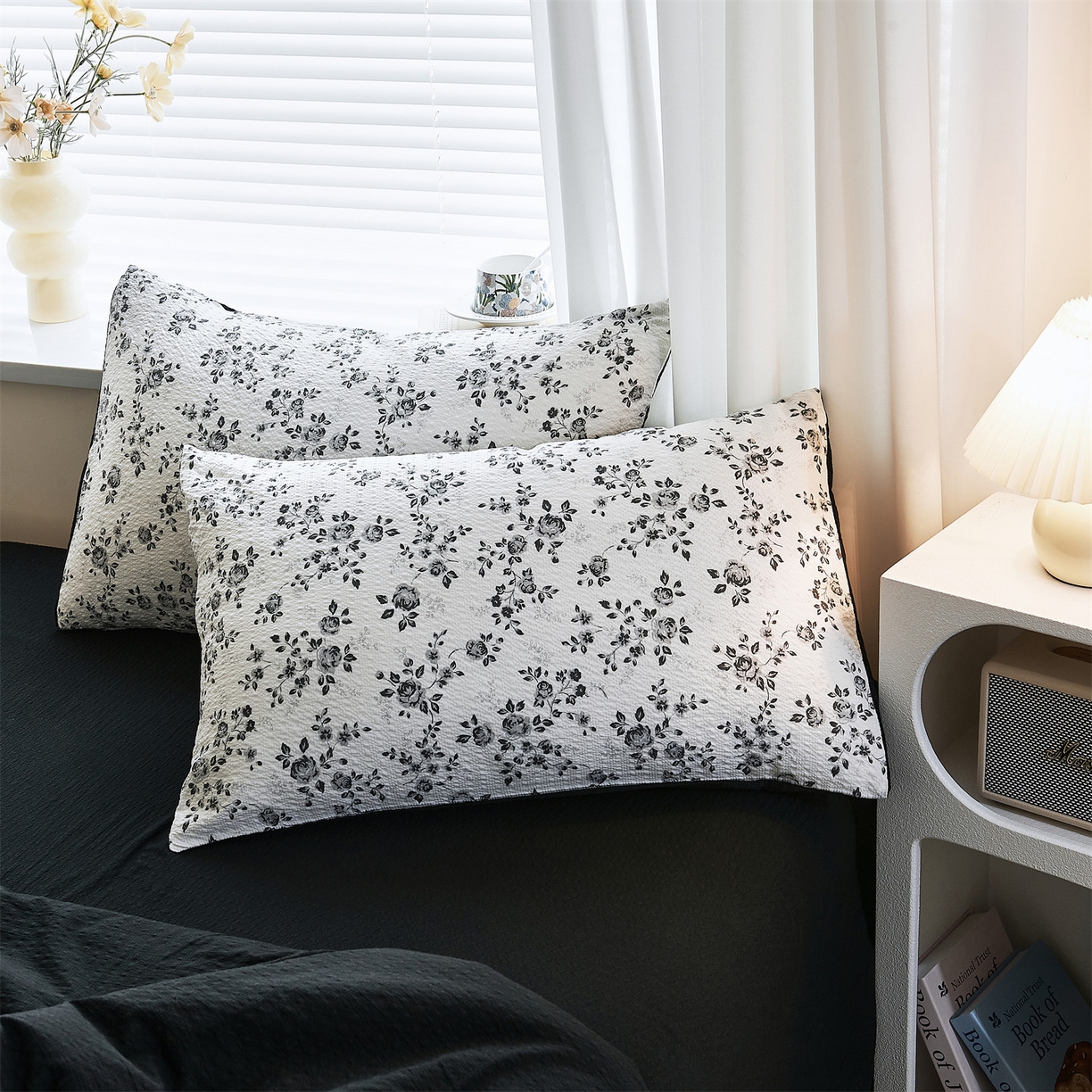 91家纺网 家纺一手货源 找家纺 铺尚美家纺 2026新款泡芙棉夏被四件套泡芙纱单夏被空调被夏凉被-印花 织闻花香