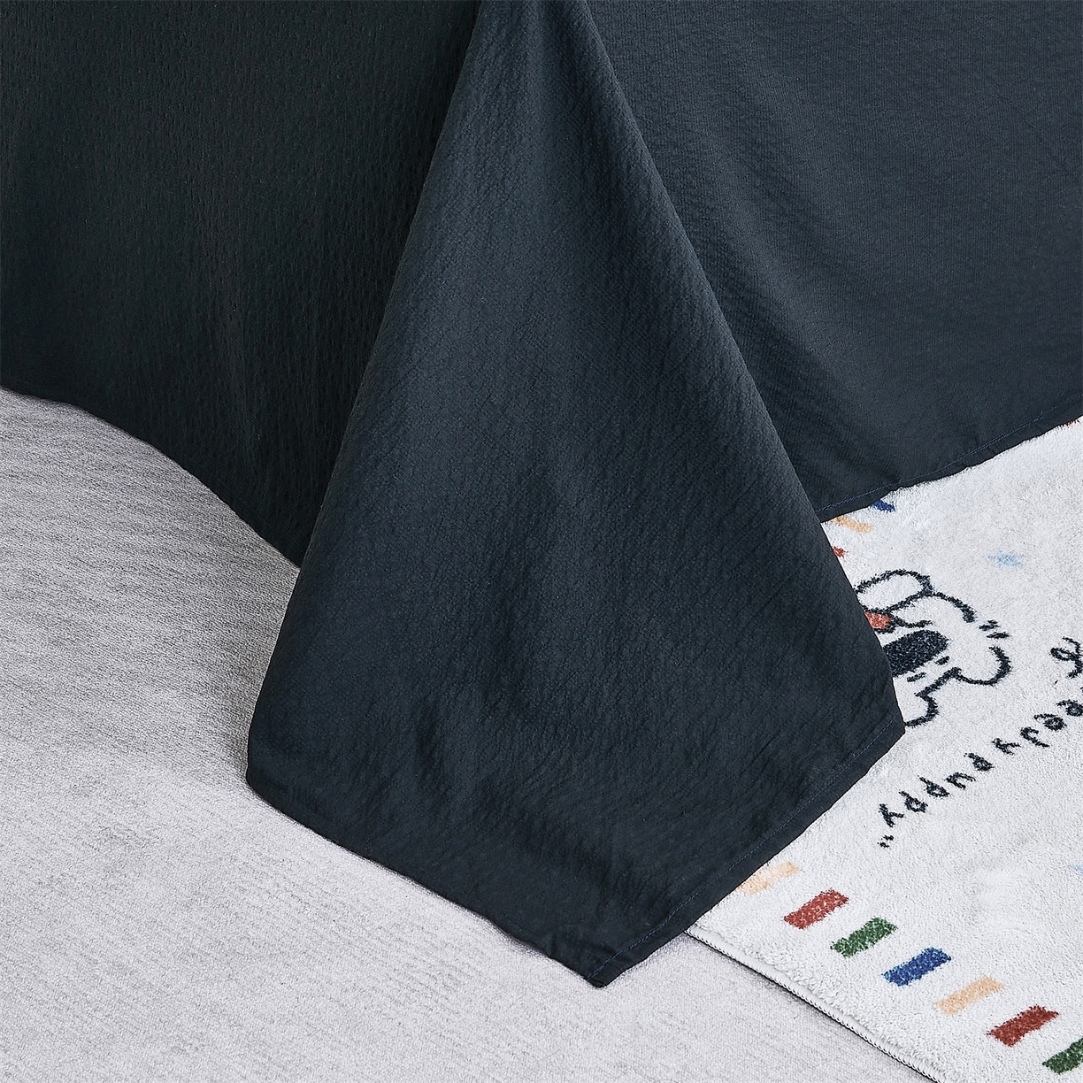 91家纺网 家纺一手货源 找家纺 铺尚美家纺 2026新款泡芙棉夏被四件套泡芙纱单夏被空调被夏凉被-印花 织闻花香