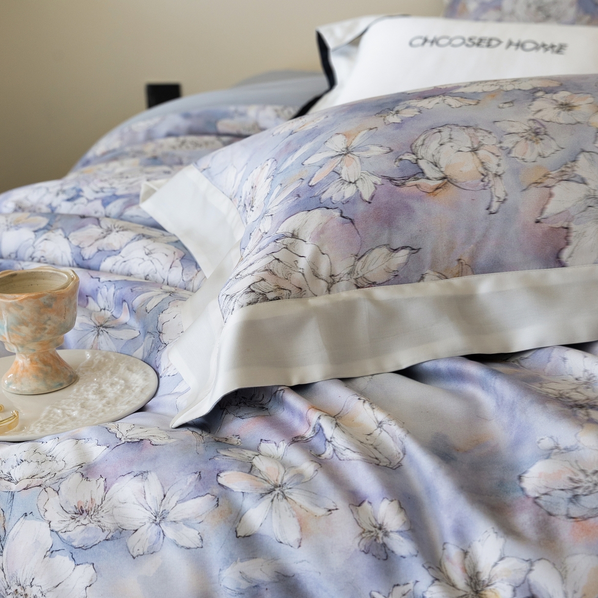 91家纺网 家纺一手货源 找家纺 （总）初拾 2026新款60支兰精天丝数码印花系列四件套（会员减20 ，控价：日常 券后不低于398 元）