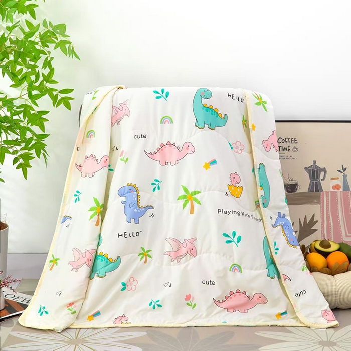 91家纺网 家纺一手货源 找家纺 （总）才森家纺 2026新款亲肤卡通儿童夏被儿童被礼品被赠品直播间热款夏凉被小被子