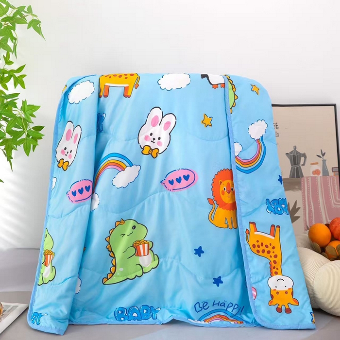 91家纺网 家纺一手货源 找家纺 （总）才森家纺 2026新款亲肤卡通儿童夏被儿童被礼品被赠品直播间热款夏凉被小被子