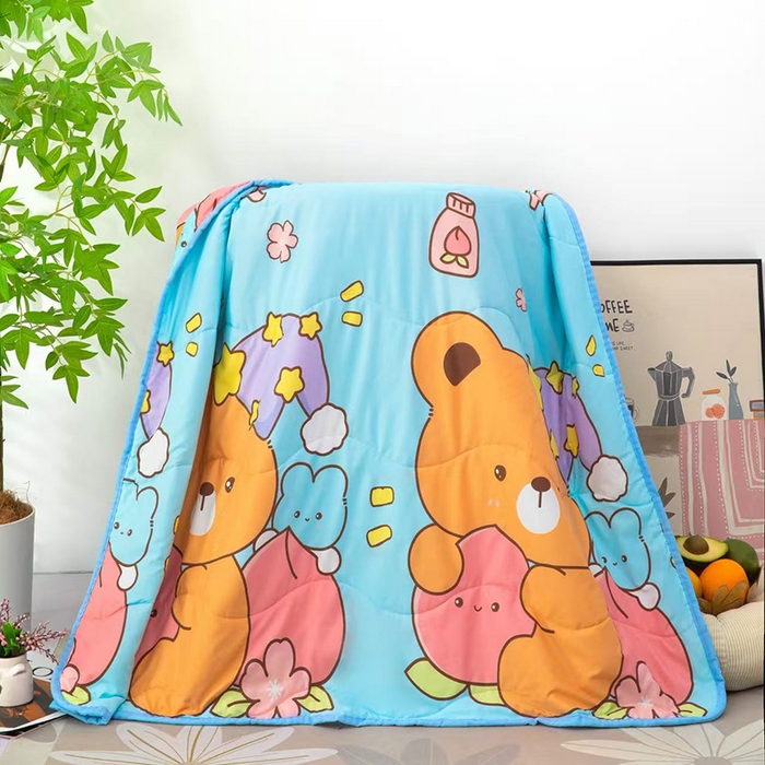 91家纺网 家纺一手货源 找家纺 （总）才森家纺 2026新款亲肤卡通儿童夏被儿童被礼品被赠品直播间热款夏凉被小被子