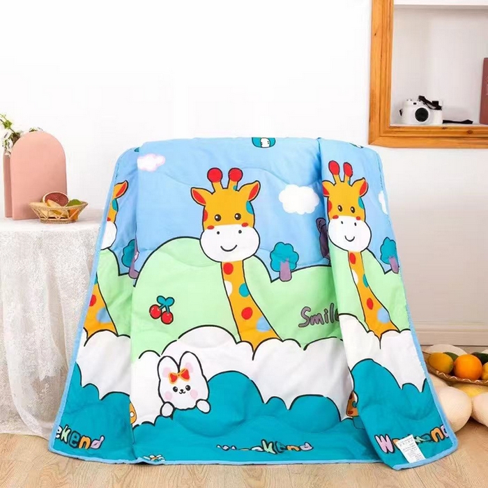 91家纺网 家纺一手货源 找家纺 （总）才森家纺 2026新款亲肤卡通儿童夏被儿童被礼品被赠品直播间热款夏凉被小被子