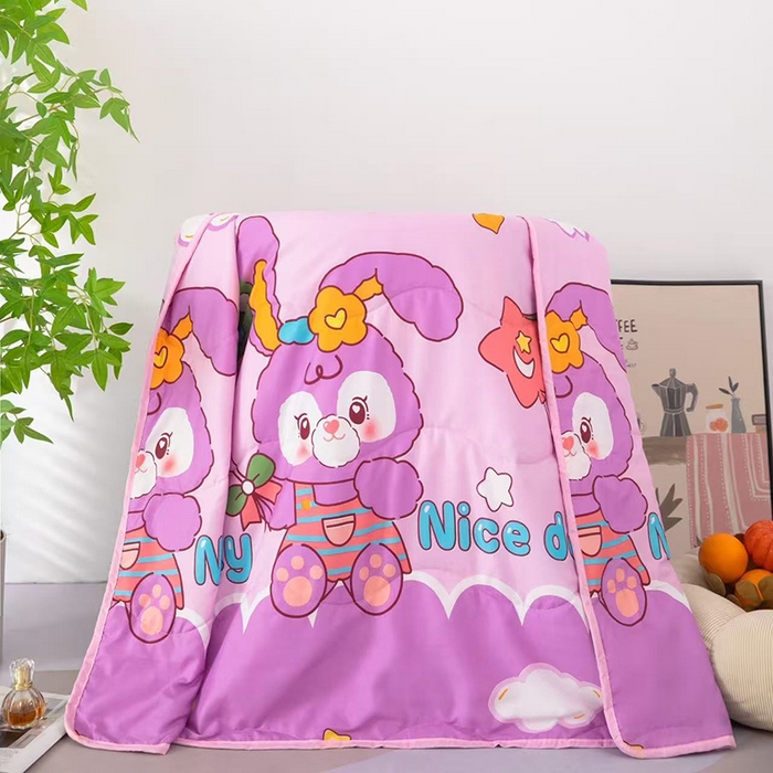 91家纺网 家纺一手货源 找家纺 （总）才森家纺 2026新款亲肤卡通儿童夏被儿童被礼品被赠品直播间热款夏凉被小被子