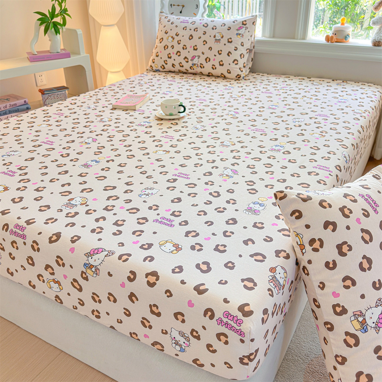 91家纺网 家纺一手货源 找家纺 （总）优眠坊 2026春夏新款全棉印花卡通单床笠